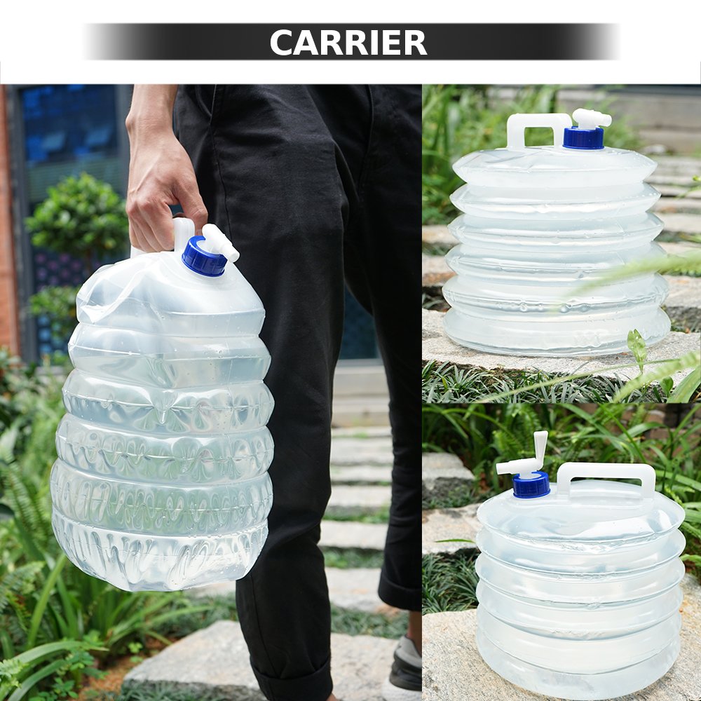 5 Liter Collapsible Water Gallon, Home and Living