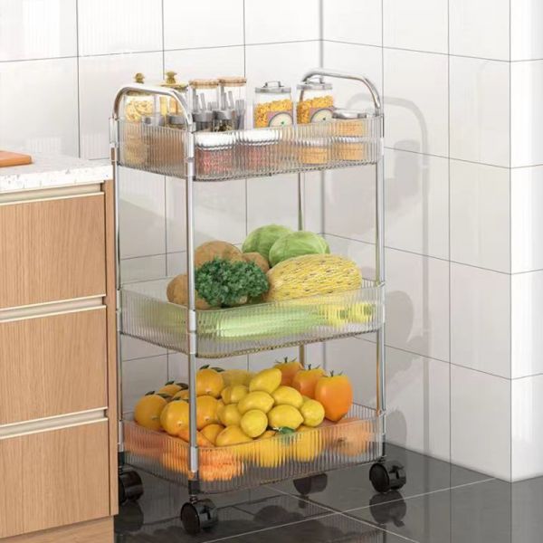 Three-Tier Clear Utility Stand
