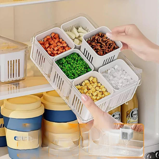 6 Grid Storage Box, Kitchen Accessories