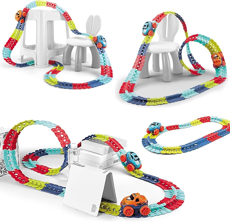 138 Pcs Ultimate Race Car Action Set