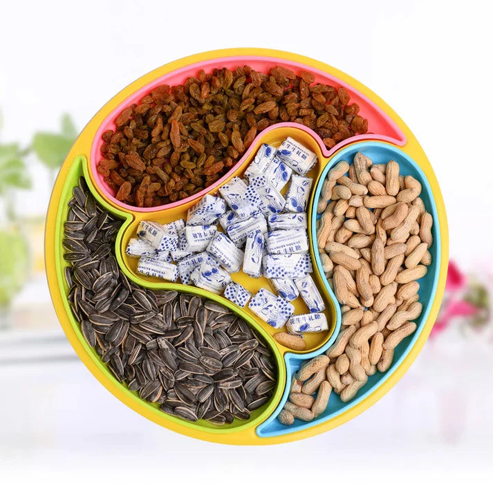 4-In-1 Serving and Storage Dolphin Tray