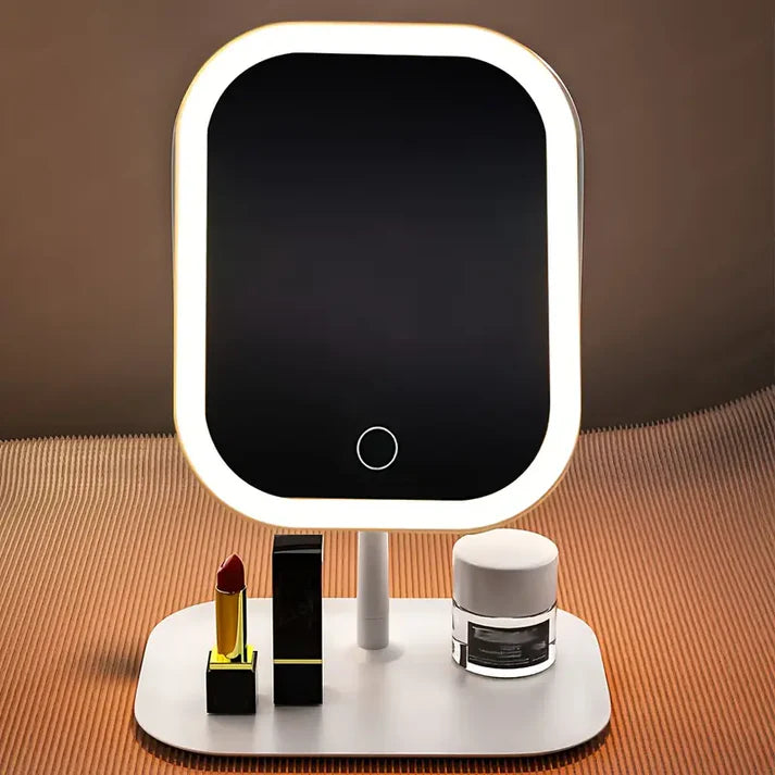 Touch-Activated Beauty Mirror With USB Plug-In