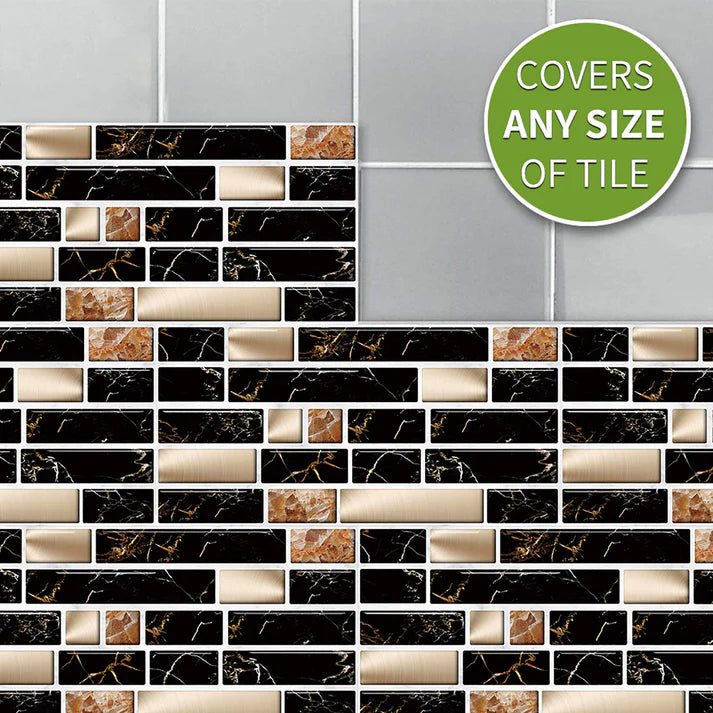 24Pcs 3D Brick Wall Decals – Peel & Stick (7X4.5 Inch)