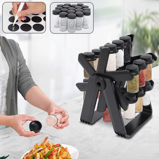 18 Jar Rotating Spice Rack