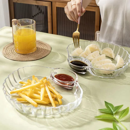 1Pcs Acrylic Snacks Plate, Kitchen Accessories 