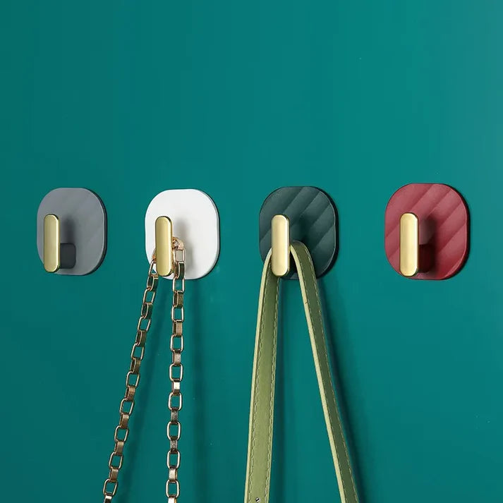 3 Pcs No-Drill Transparent Adhesive Hooks