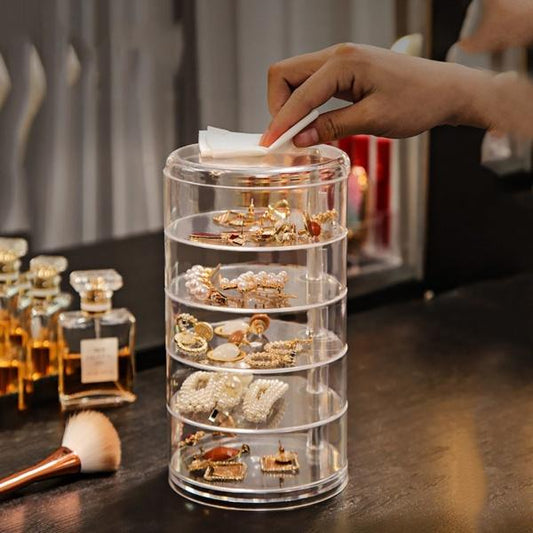 5 Layer Round Jewelry Organizer
