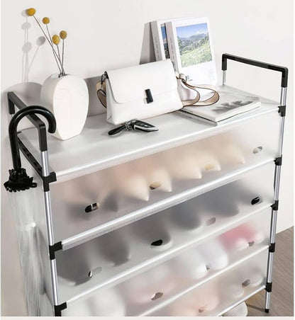 Modular 5-Layer Compact Shoe Storage System