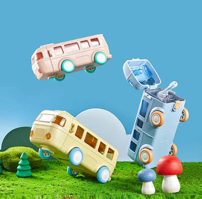 Bus Character Water Bottle