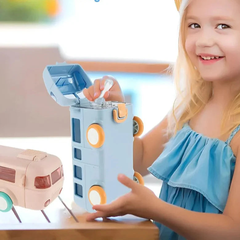 Bus Character Water Bottle