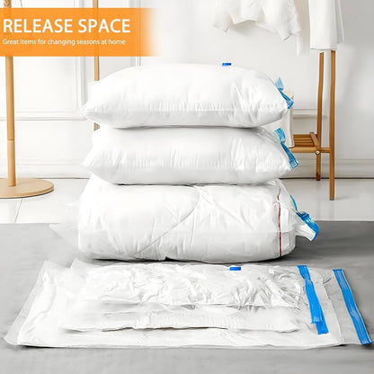 5Pcs Vacuum Organizer Bags With Manual Pump