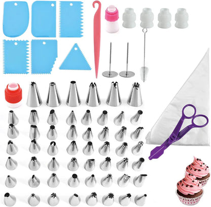 72Pcs Cake Decorator, kitchen Accessories 
