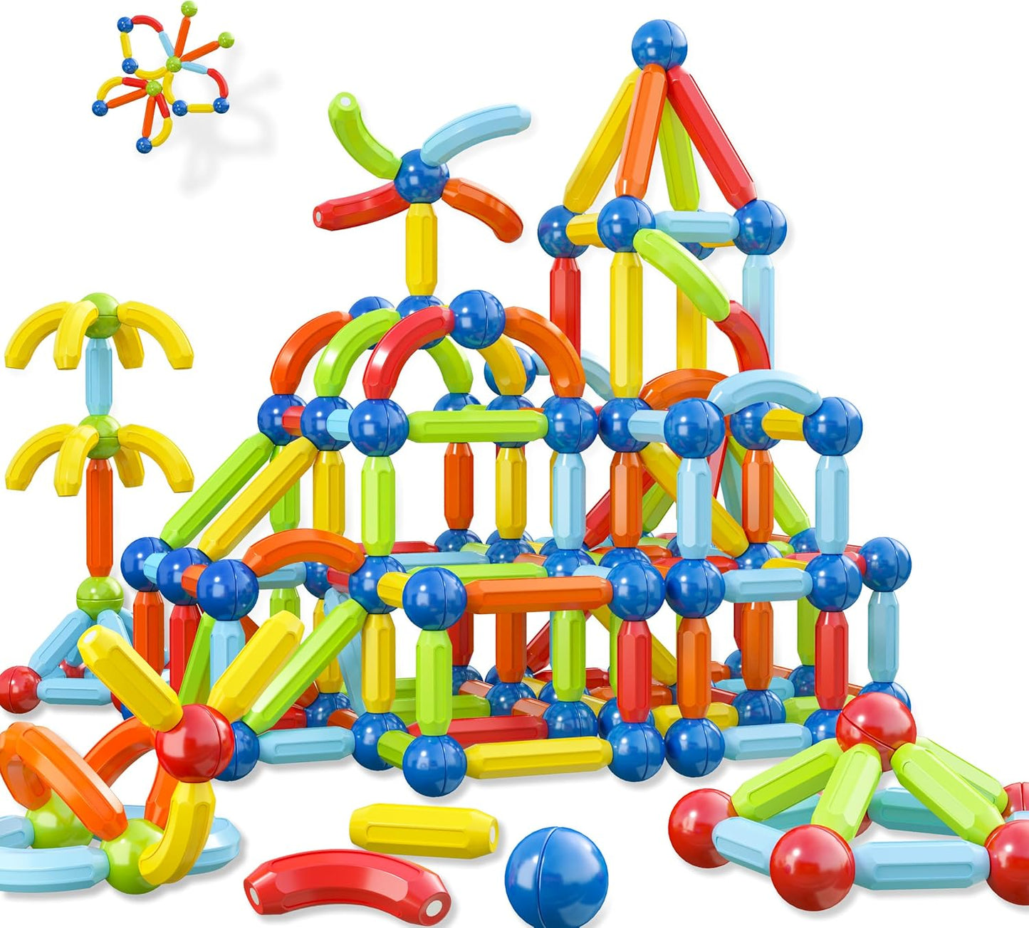 Educational Magnetic Shapes (36 PCS)
