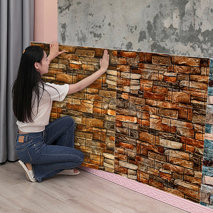 Brown Brick Sheet, Home and Wall Decor 