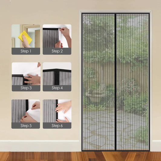 Anti-Mosquito Mesh Door Screen