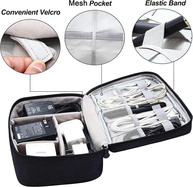 CordCrate – Cable & Charger Carry Case