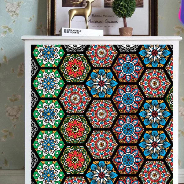 Color Splash Wall Tile Set – 12 Self-Adhesive DIY Tiles, 5x5"